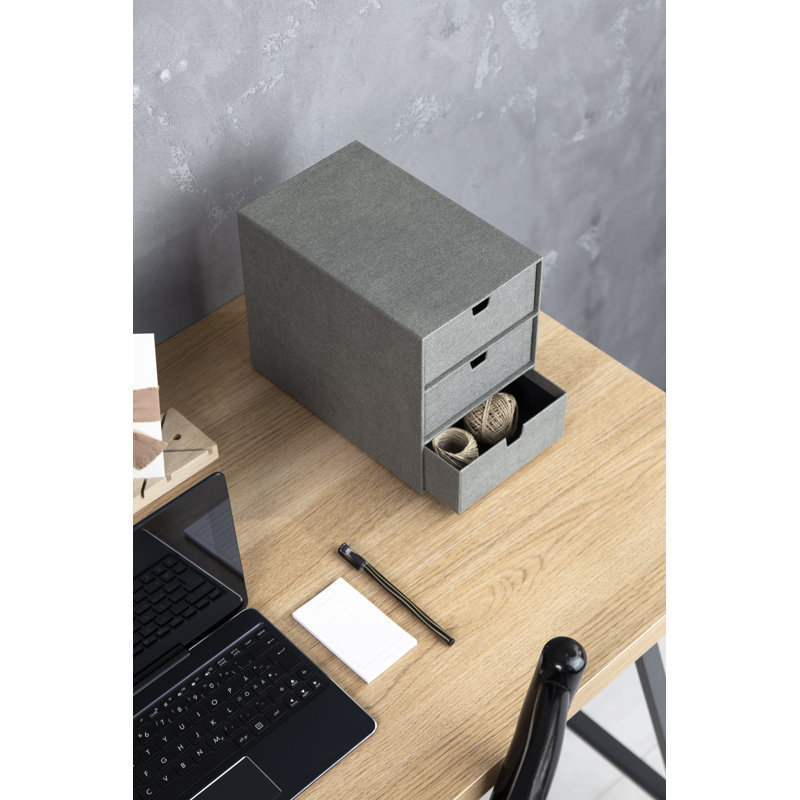 Bigso Ingrid Cardboard Stackable Desk Organizer with Drawers & Reviews